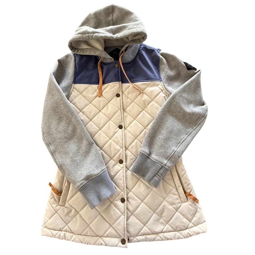 686 Parklan Womens Quilted Hooded Jacket Thermal Rating 6 Snowboard Ski Coat 6‎